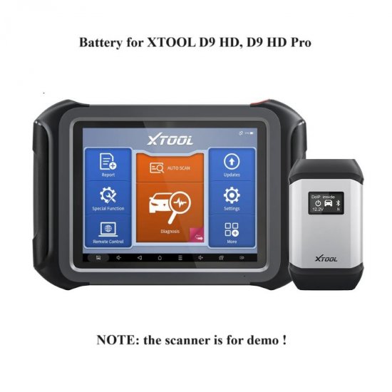 Battery Replacement for XTOOL D9 HD D9HD Pro Scan ToolXTOOLD9HDXTOOL